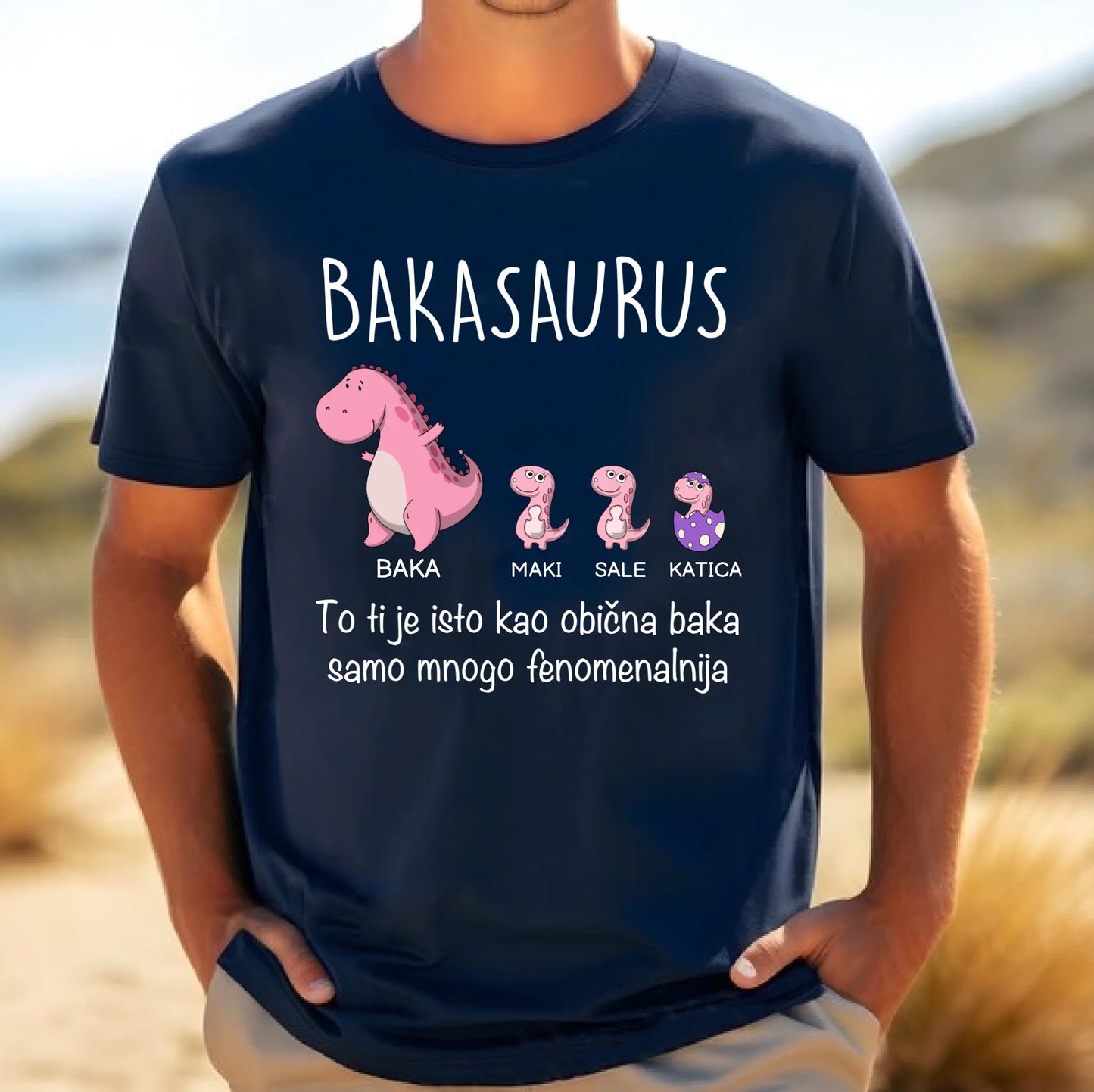 Bakasaurus i djeca majica