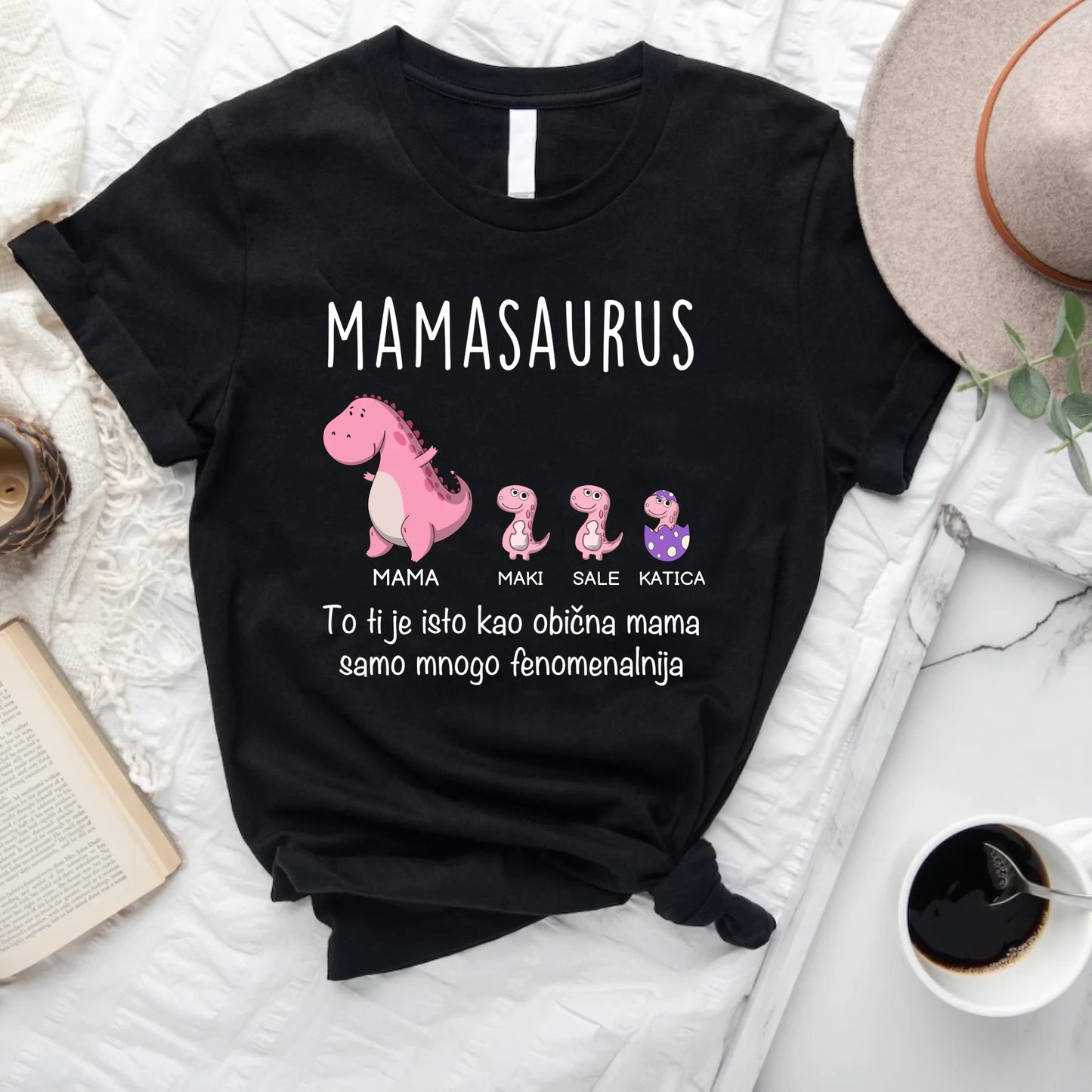Mamasaurus i djeca majica