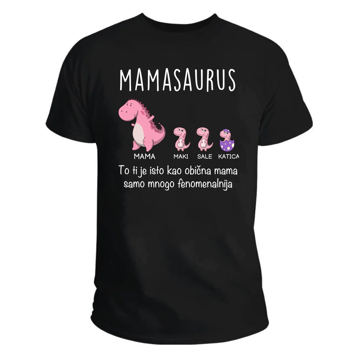 Mamasaurus i djeca majica