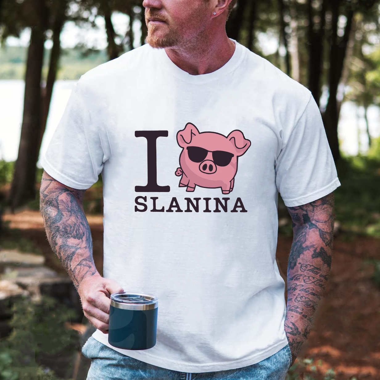 I love slanina majica