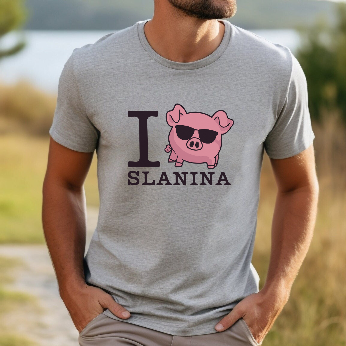 I love slanina majica