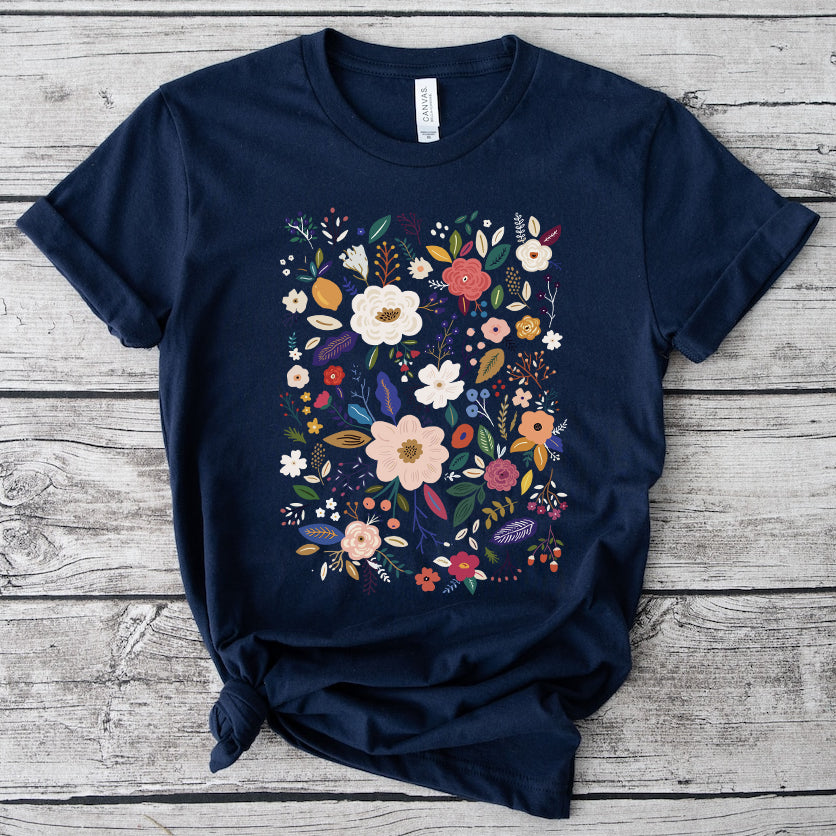 Flower pattern majica