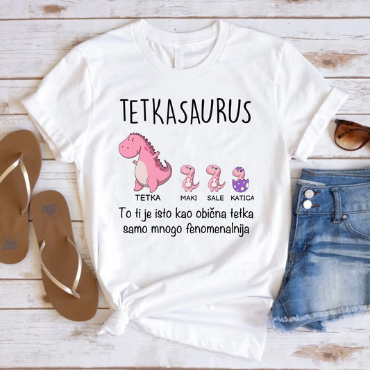 Tetkasaurus i deca - majica