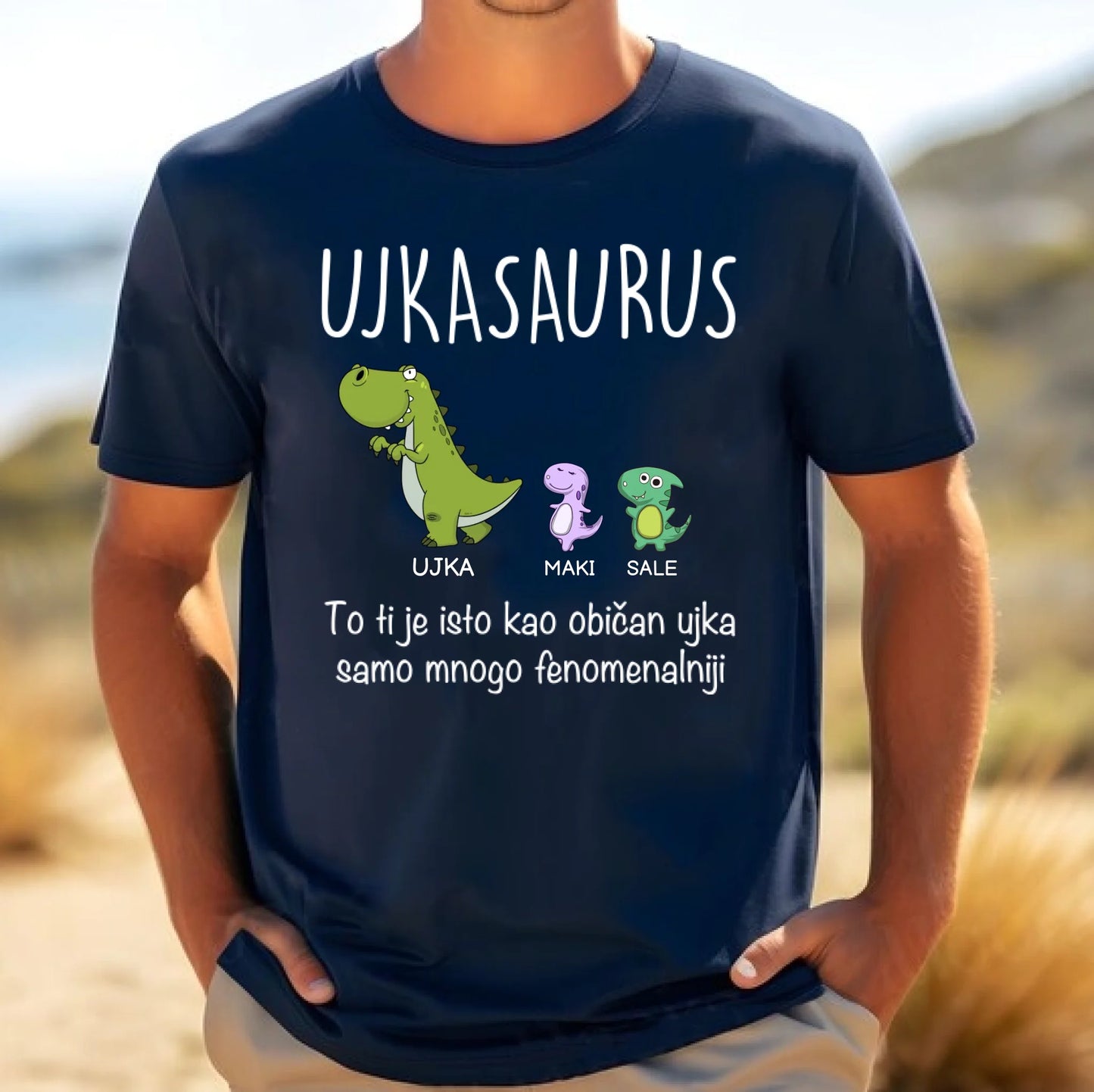 Ujkasaurus i djeca majica