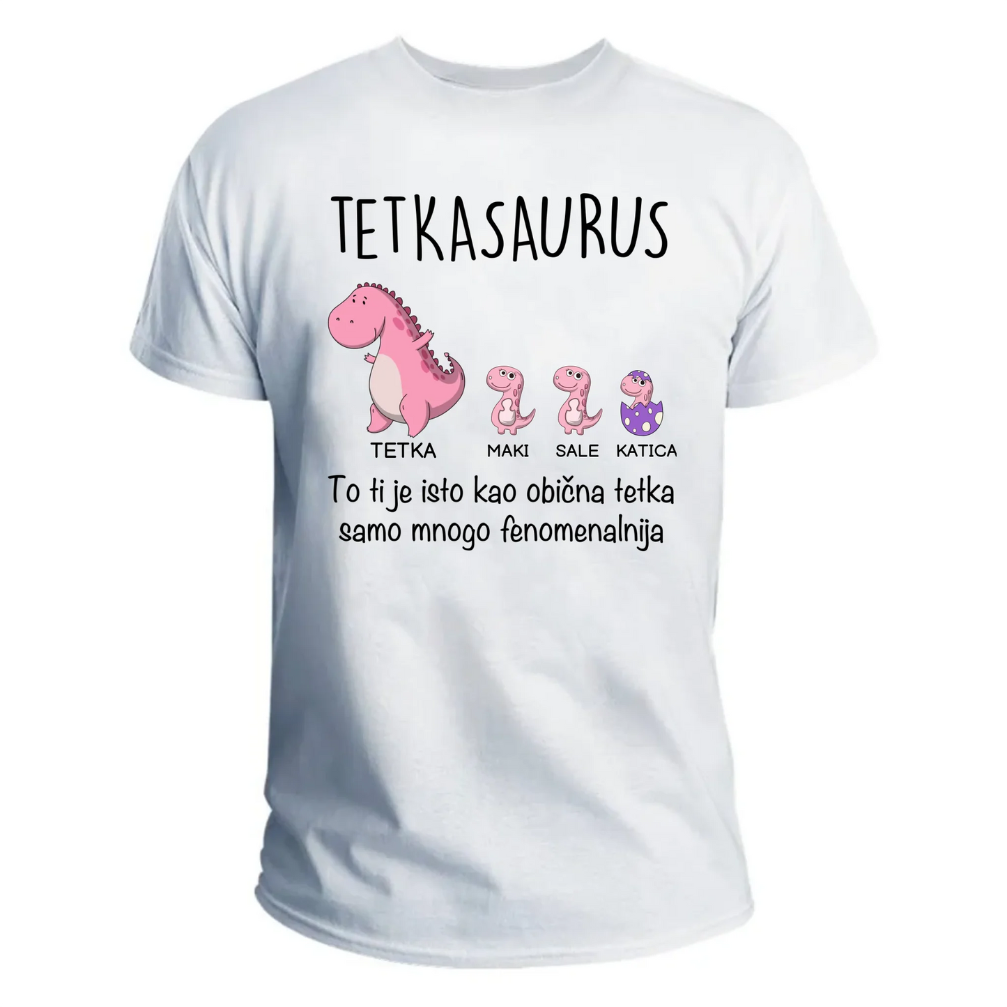 Tetkasaurus i djeca majica