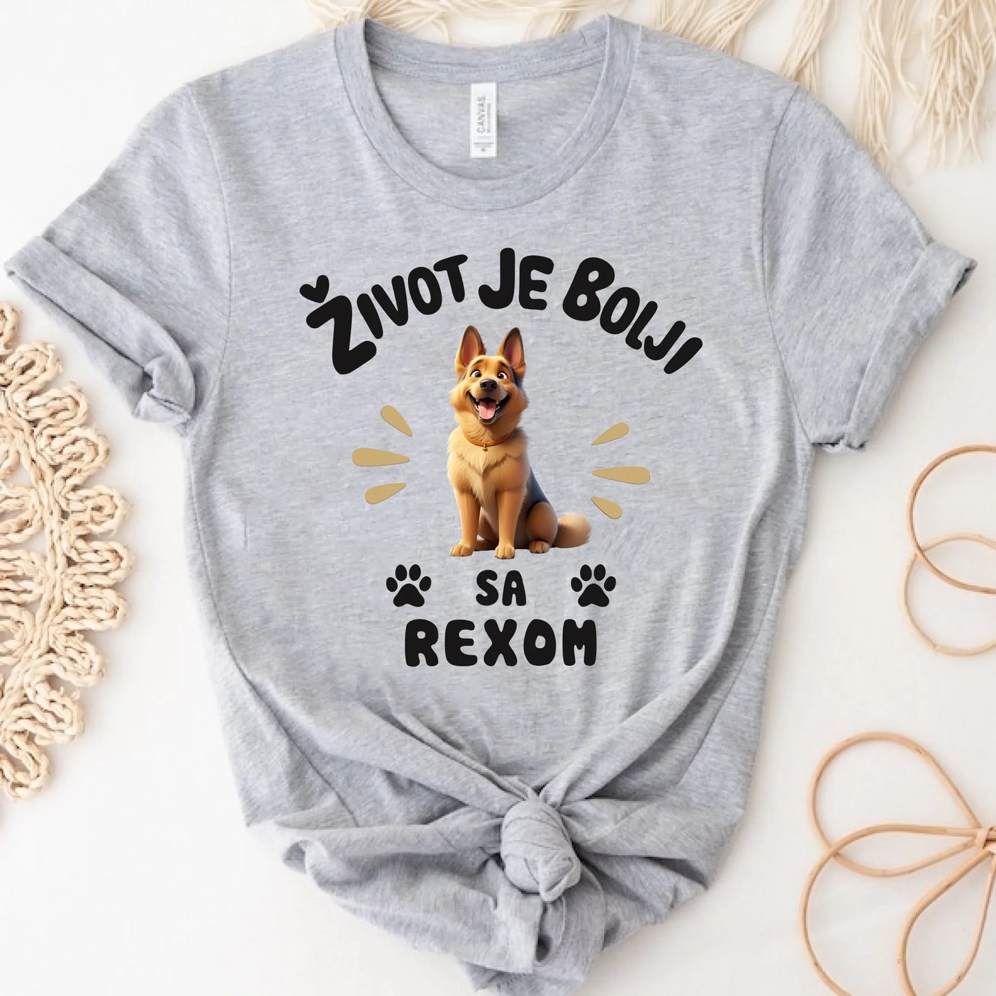 Život je bolji sa psom majica