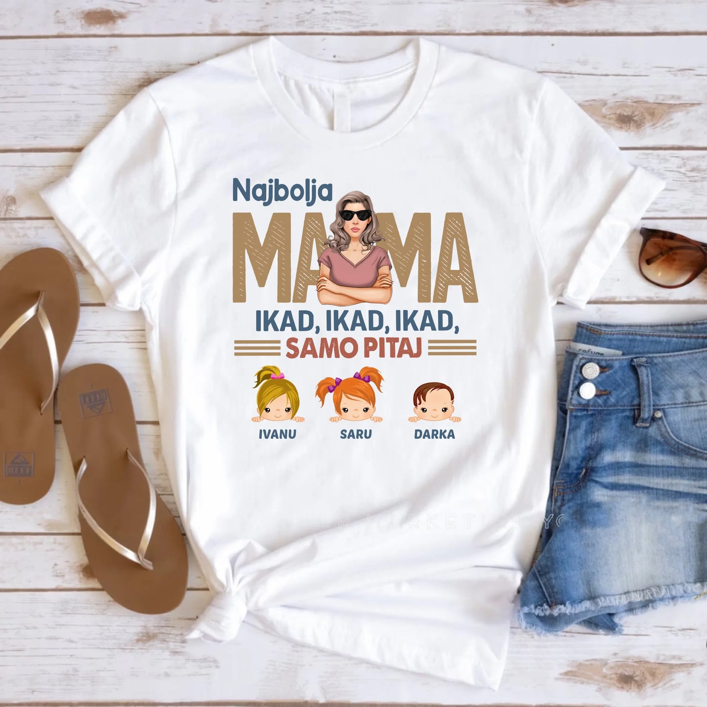 Najbolja mama ikad, ikad, ikad majica