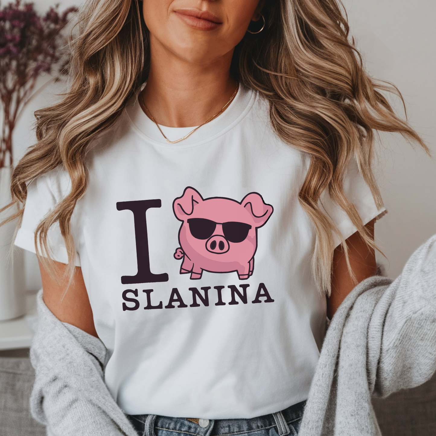 I love slanina majica