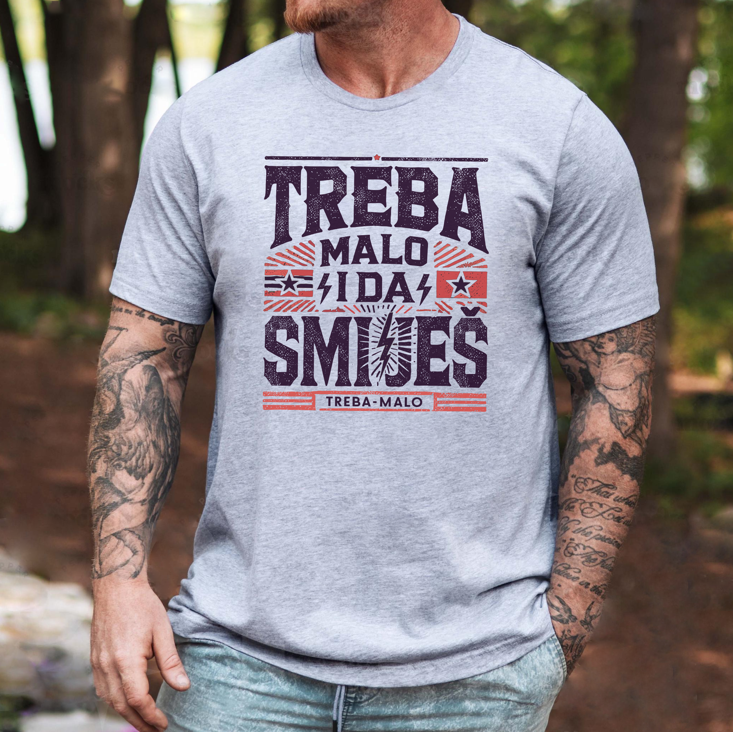 Treba malo i da smiješ majica